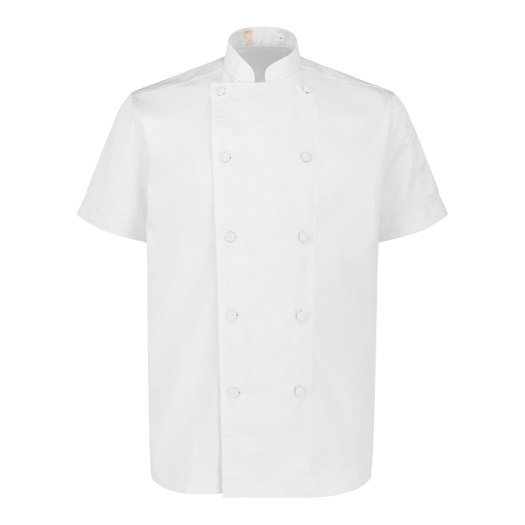 Chef Jacket Classic Short Sleeve, White