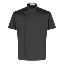 Load image into Gallery viewer, CU002 Chef Jacket Short Sleeve, Black