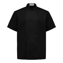 Load image into Gallery viewer, Chef Jacket Classic Short Sleeve, Black