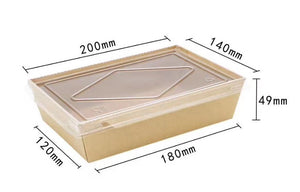 Kraft Paper Takeout Food Container