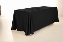 Load image into Gallery viewer, Table Cloth. 6 ft x 2 1/2 ft Table, Polyester,Full Drop (130" x 88")