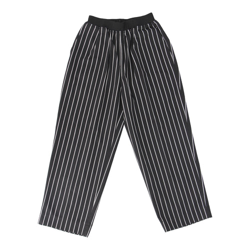 Chef Pants with Elastic Waist Band, Stripe