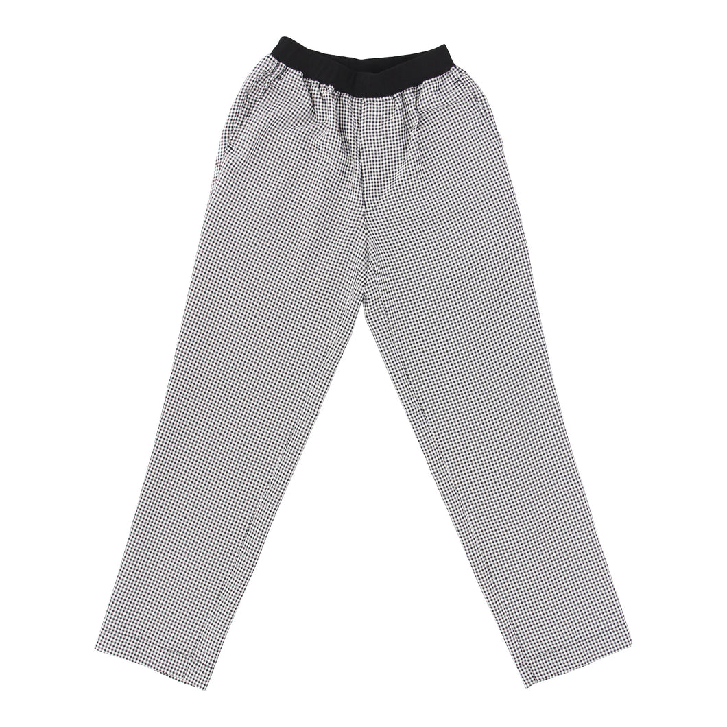 Chef Pants with Elastic Waist Band, Checks