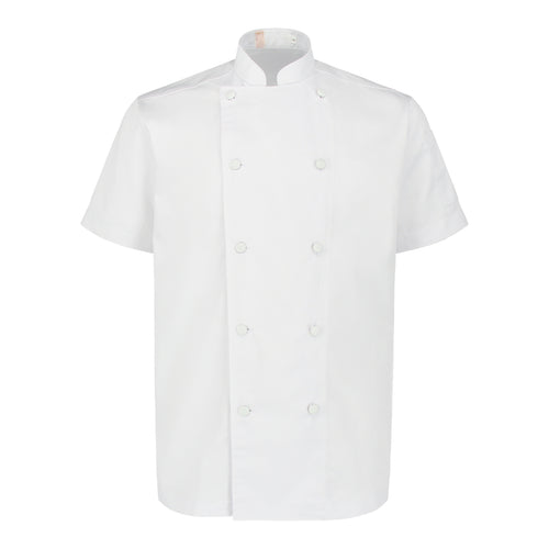 Chef Jacket Classic Short Sleeve, White