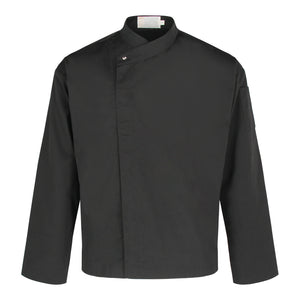 CU002 Chef Jacket Long Sleeve, Black