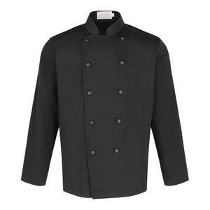 Chef Jacket Classic Long Sleeve, Black