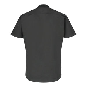 CU002 Chef Jacket Short Sleeve, Black