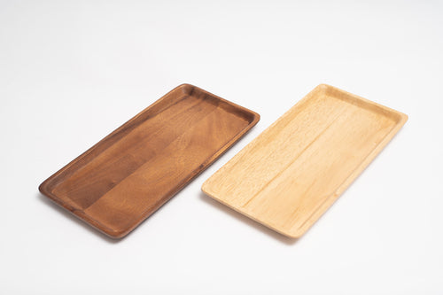 Round Edge Rectangular Tray, Raised Edges