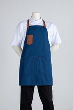 Load image into Gallery viewer, Bib Apron, Canvas with PU Leather