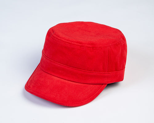 Flat Cap with Velcro Adjustable Strap