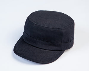 Flat Cap with Velcro Adjustable Strap