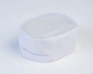 Flat Cap with Net at the Top