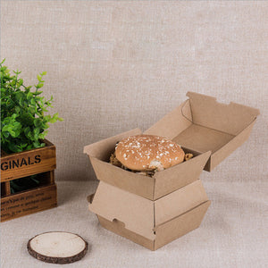 Kraft Paper Burger Box