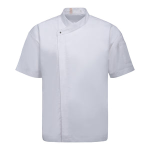 CU002 Chef Jacket Short Sleeve, White