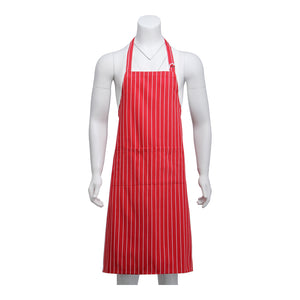 Bib Apron, Heather. Chalk Stripe.