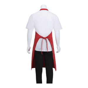 Bib Apron, Heather. Chalk Stripe.