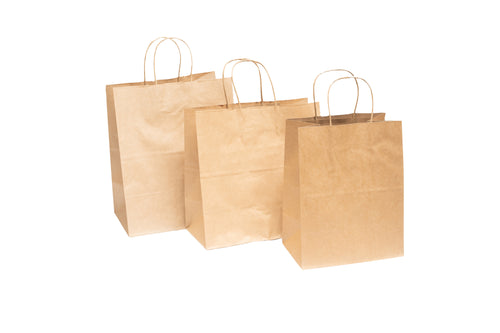 Paper Bag with Twist Handle (Kraft)