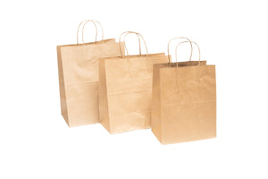 Paper Bag with Twist Handle (Kraft)