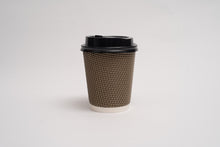 Load image into Gallery viewer, Paper Cups with Lids, Ribbed.