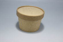 Load image into Gallery viewer, Kraft Paper Soup Cup with Lid