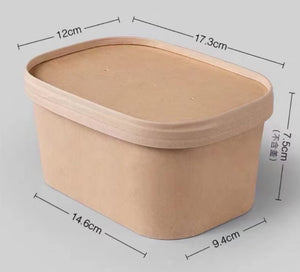 Kraft Paper Lunch Box / Bento