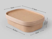Load image into Gallery viewer, Kraft Paper Lunch Box / Bento