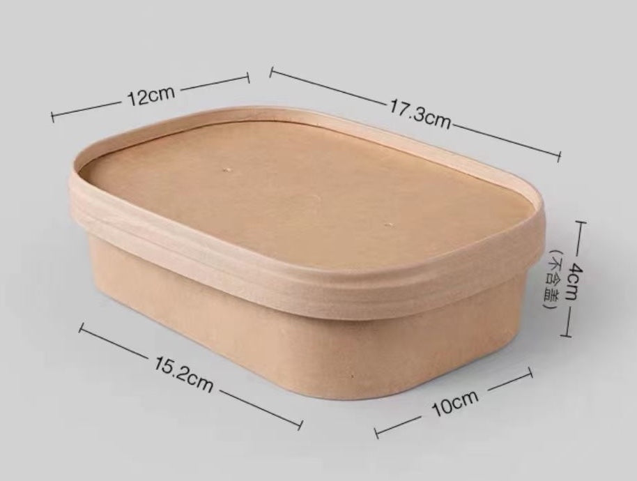 Kraft Paper Lunch Box / Bento