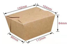 Load image into Gallery viewer, Kraft Paper Takeaway Box