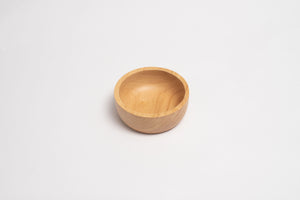 Small Round Wooden Saucer